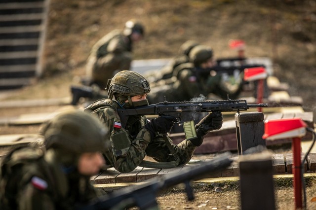 Żołnierze z Wojska Obrony Terytorialnej.