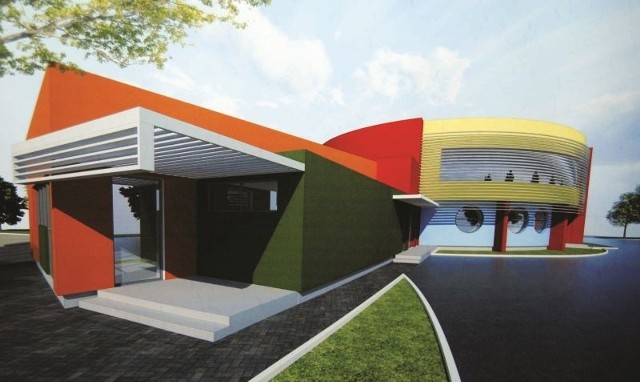 Nowe przedszkole w Michałowie to połączone ze sobą segmenty w kształcie walca. Władze Michałowa ogłosiły konkurs na jego projekt. Tematem przewodnim były klocki LEGO.