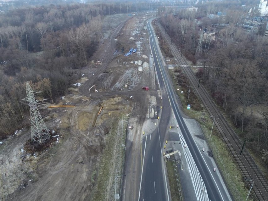 Budowa S7 na odcinku Kraków-Widoma. Nowe zdjęcia lotnicze. Kiedy nią pojedziemy?