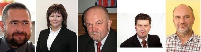 Od lewej Tadeusz Dąbrowa, Małgorzata Orłowska - Masternak, Zbigniew Oleksiewicz, Szczepan Skorupski, Włodzimierz Korona.