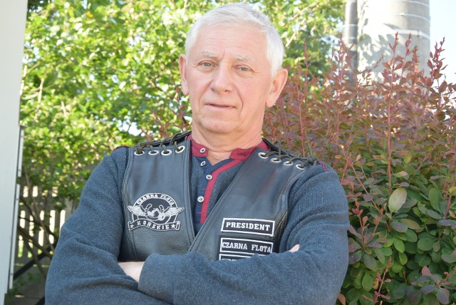 President Klubu Motocyklowego “Czarna Flota” Mirosław Motyl zachęca do udziału w akcji  “Motoserce 2018” i do oddawania krwi