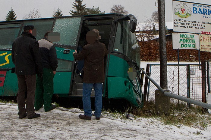 Wypadek autokaru pod Kołobrzegiem
