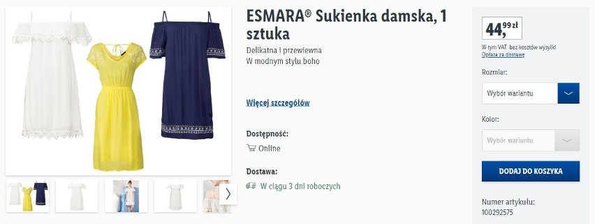 SUKIENKI LIDL 2020. Sprawdź ofertę mody damskiej Lidla na lato! Sukienki maxi, midi, mini [CENY, ZDJĘCIA] 