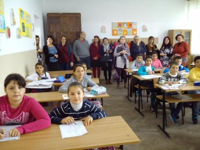 Z wizytą w rumuńskiej szkole.