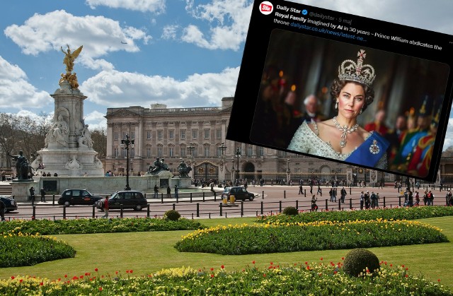 Na zdjęciach stworzonych przez AI księżna Walii w roli Królowej Matki postarzała się wyjątkowo dobrze.