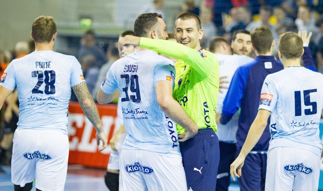 Piłkarze ręczni Montpellier Handball (na zdjęciu były bramkarz kieleckiego zespołu, Marin Sego) po remisie w Porto są bliżej awansu do ćwierćfinału Ligi Mistrzów.