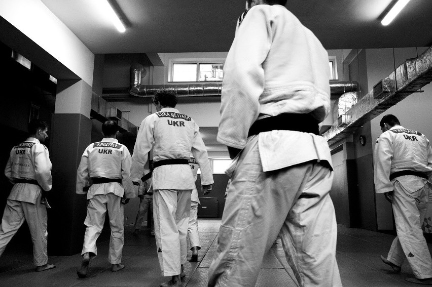 (Ukraińscy judocy trenowali w Lublinie w dniach 10-23...