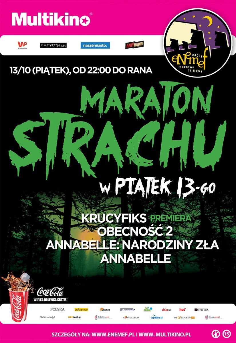 ENEMEF: Maraton strachu! Konkurs: mamy podwójne zaproszenia