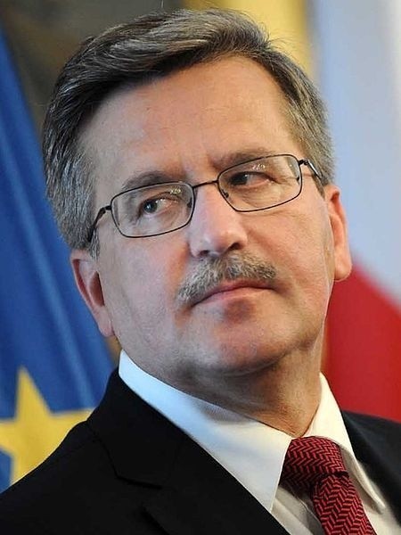 Bronisław Komorowski, kandydat na urząd prezydenta RP.
