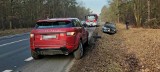 Zderzenie pięciu pojazdów na Szosie Bydgoskiej w Toruniu