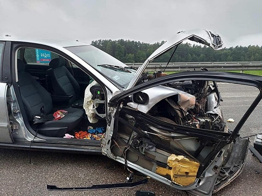 Wypadek na A1 Woźniki. Sprawca był pijany.