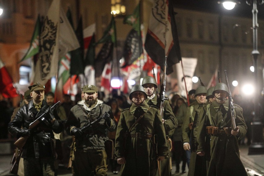 Marsz Żołnierzy Wyklętych przeszedł przez centrum Rzeszowa....