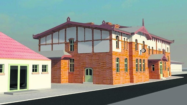 Odrestaurowany dworzec w Kościerzynie będzie dodatkową atrakcją, obok Muzeum Kolejnictwa