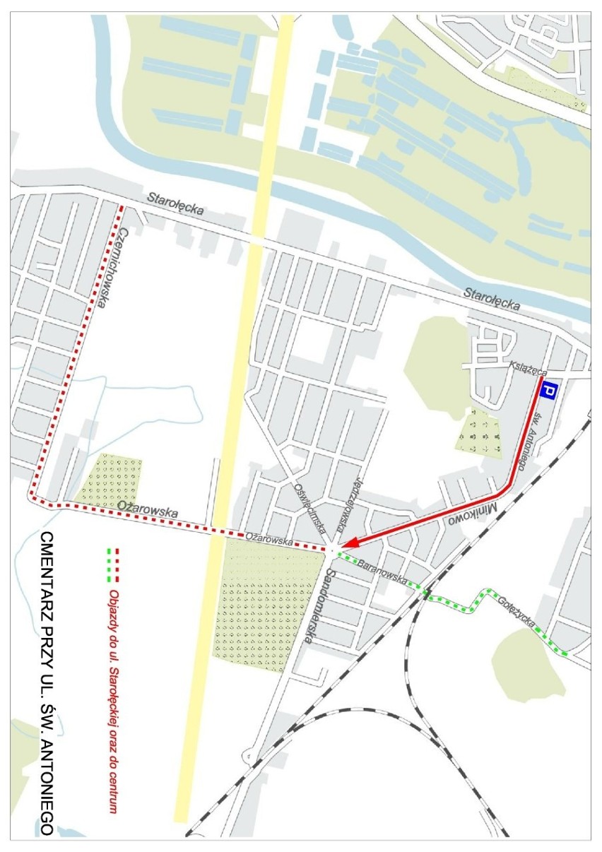 Wszystkich Świętych 2019 Poznań: Dojazd na cmentarze - MPK Poznań 1 listopada na Junikowo i Miłostowo. Gdzie parkować? [1 listopada]