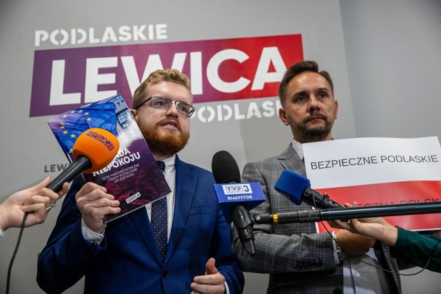 Białystok. Bezpieczeństwo oraz rozwój biznesu były tematami konferencji zorganizowanej przez posła Lewicy Pawła Krutula