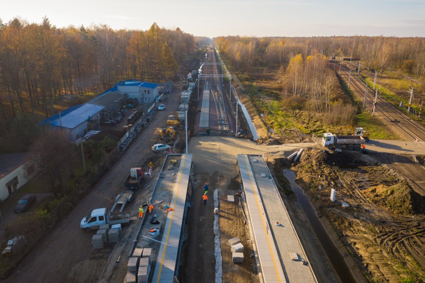 Powstaje nowy most kolejowy w Czechowicach-Dziedzicach. Widać już potężną konstrukcję nad Wisłą