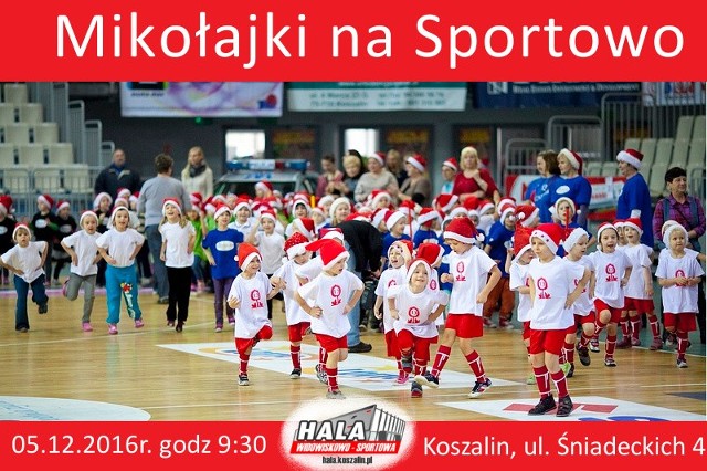 Mikołajki w Koszalinie na sportowo