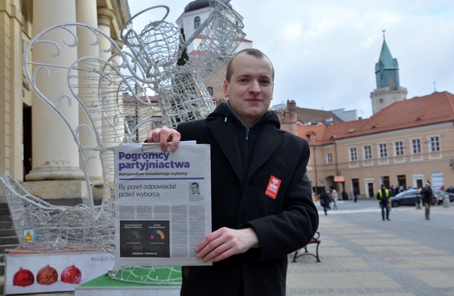 Krzysztof Kowalczyk, wiceprezes Kukiz ’15 w okręgu lubelskim.