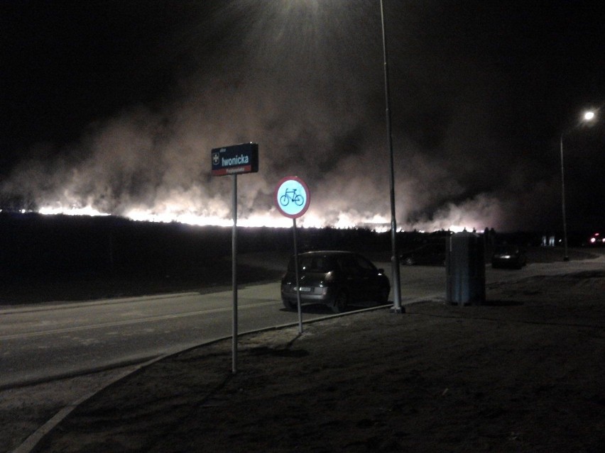 - Pożar Strzelnica Rzeszów, fotki z 19:40 - pisze Grzesiek