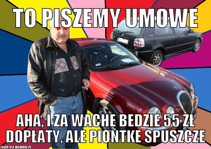 Typowy Mirek [MEM] handlarz aut podbija internet! [NAJLEPSZE ZDJĘCIA]