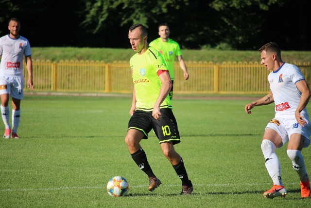 Rafał Król jeszcze w barwach Stali Kraśnik strzelił bramkę w wygranym 2:1 meczu z Motorem na inaugurację obecnego sezonu