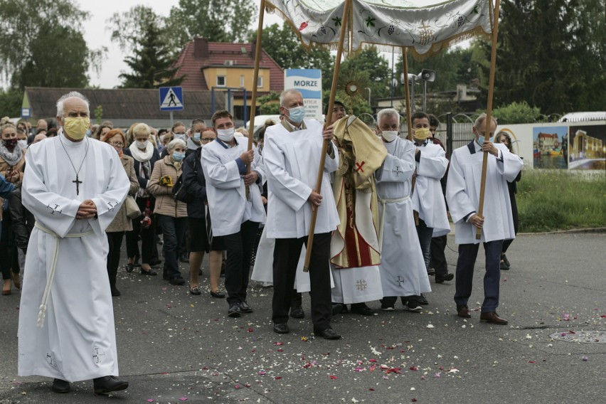 Procesja Bożego Ciała w Słupsku.