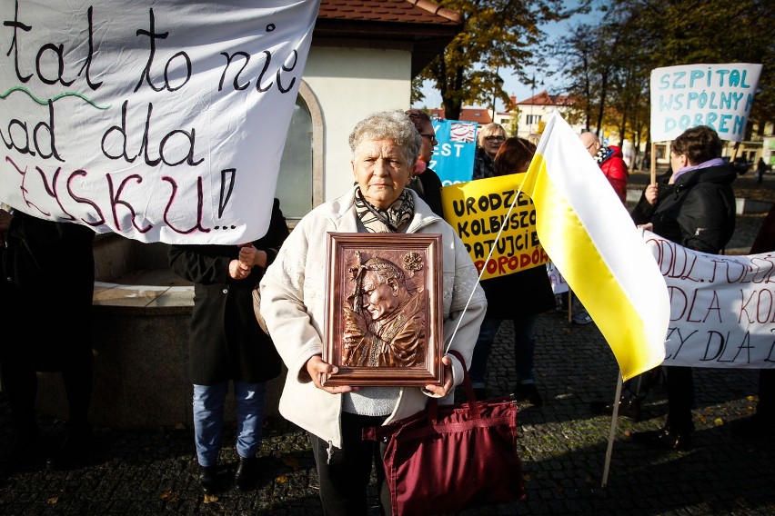 Protest przeciwko likwidacji oddziału ginekologiczno -...