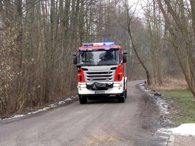 Białowieża: Restauracja Carska - ćwiczenia straży pożarnej (zdjęcia)