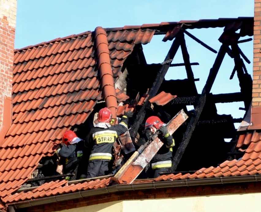 Pożar domu przy Zakopiańskiej w Malborku gasiło 11 zastępów...