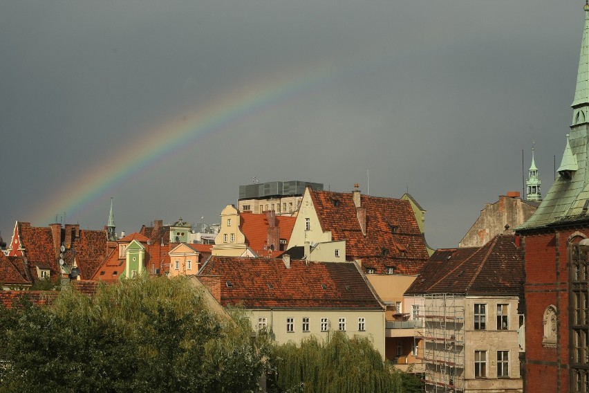 Piękna tęcza nad Wrocławiem. Zobaczcie!