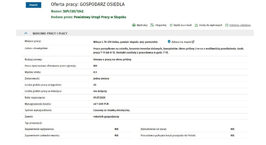 50 ofert pracy w Słupsku i regionie. Sprawdź gdzie szukają pracowników (fotostory)           