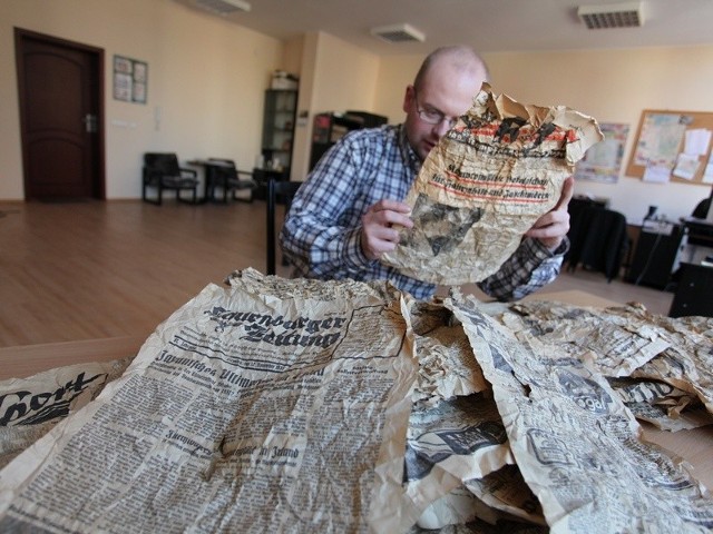 Czytelnik w swoim domu znalazł gazety z lat 1935-1937.  Trafią one do Lęborskiego Bractwa Historycznego.