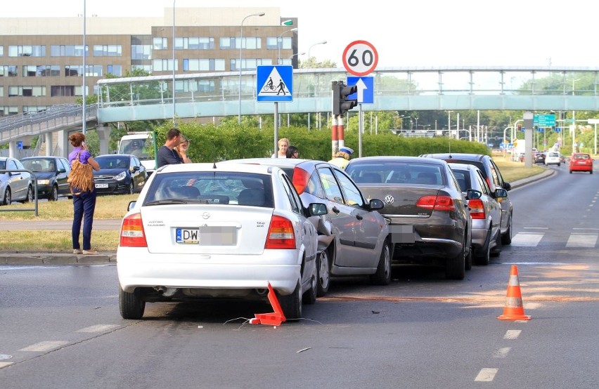 Karambol na Gądowie Małym. Są ranni