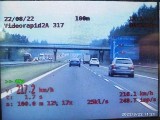 Chrzanów. Kierowca bmw pędził autostradą A4 ponad 200 km na godz. Słono zapłaci za to wykroczenie 