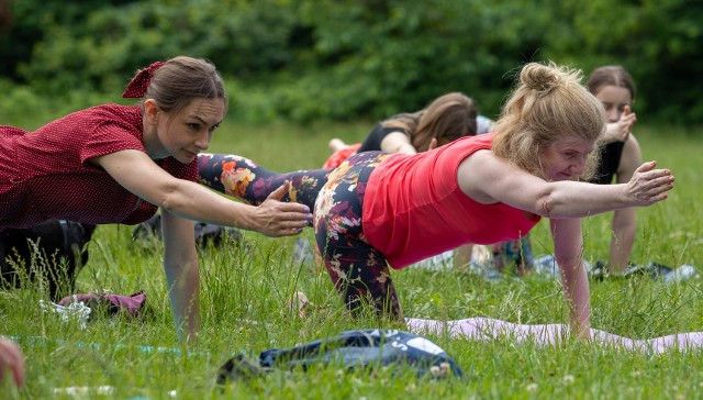 W ten weekend Toruń się bawi podczas Święta Miasta, a w poprzedni, w ramach "Śniadania na trawie" nad Martówką, między innymi ćwiczono jogę