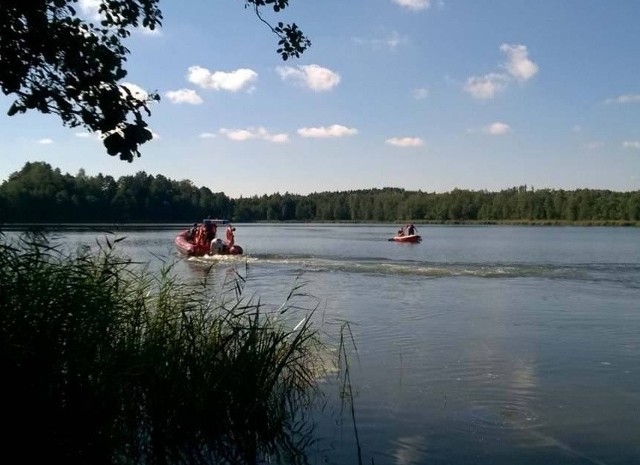 64-latek utonął w jeziorze Okrągłe