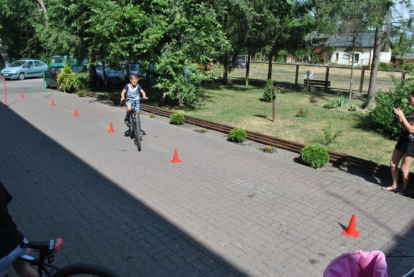Wszystkie dzieciaki, które  w szkole w Pocierzeni zdawały egzamin zdobyły kartę roweworą