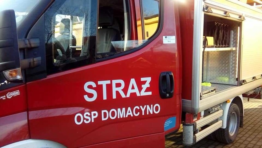 Powiat białogardzki: Nowy wóz dla strażaków z OSP w Domacynie 
