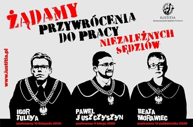 Białystok. Solidarny z Sędziami 2021. Manifestacja KOD przed sądem okręgowym (zdjęcia)