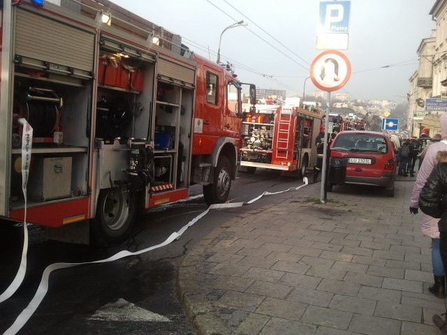 Pożar przy ul. Lubartowskiej