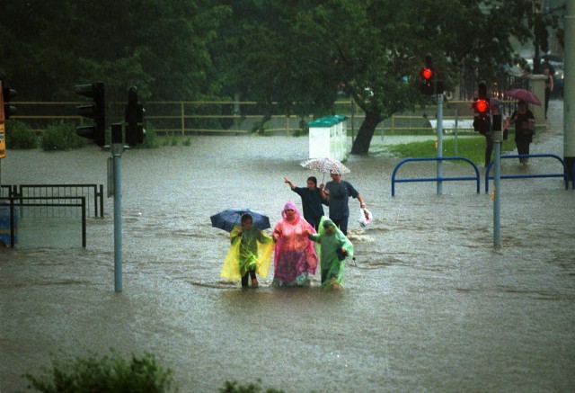 Powódź w Gdańsku 9.07.2001 r.