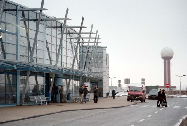 Ewakuacja lotniska w Gdańsku