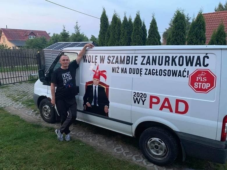 "Wolę w szambie zanurkować niż na Dudę zagłosować". Czy policja nadużyła uprawnień?