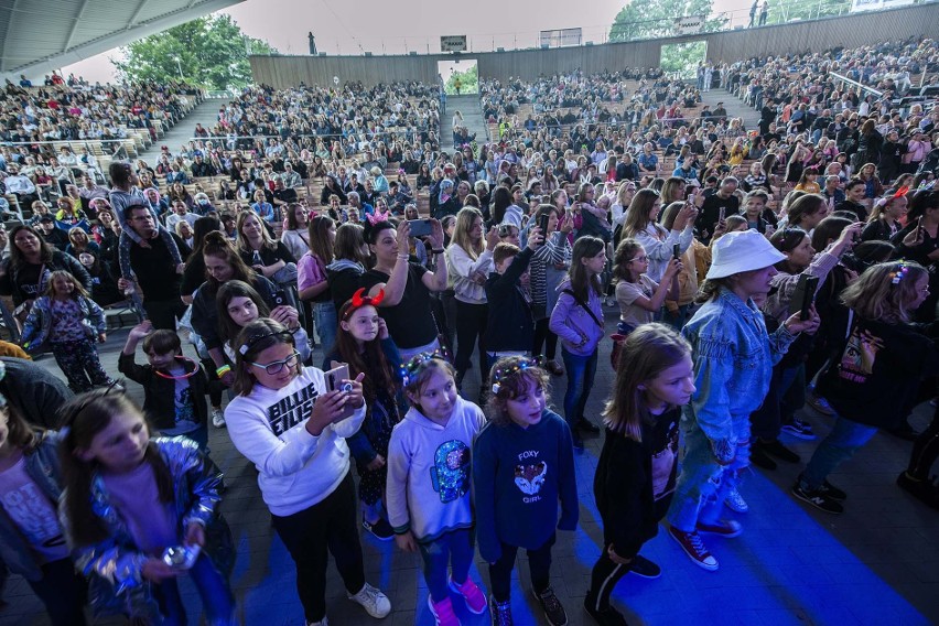 W sobotni wieczór na scenie koszalińskiego amfiteatru...