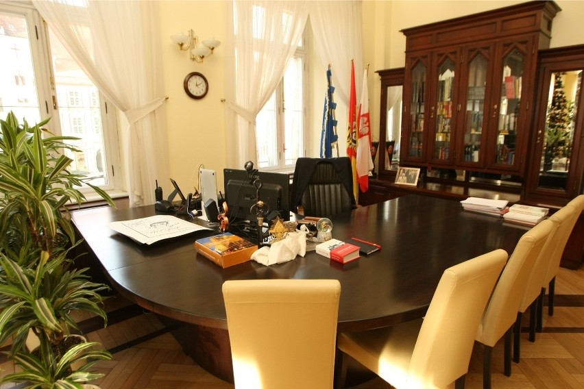 Gabinet prezydenta Wrocławia w ratuszu