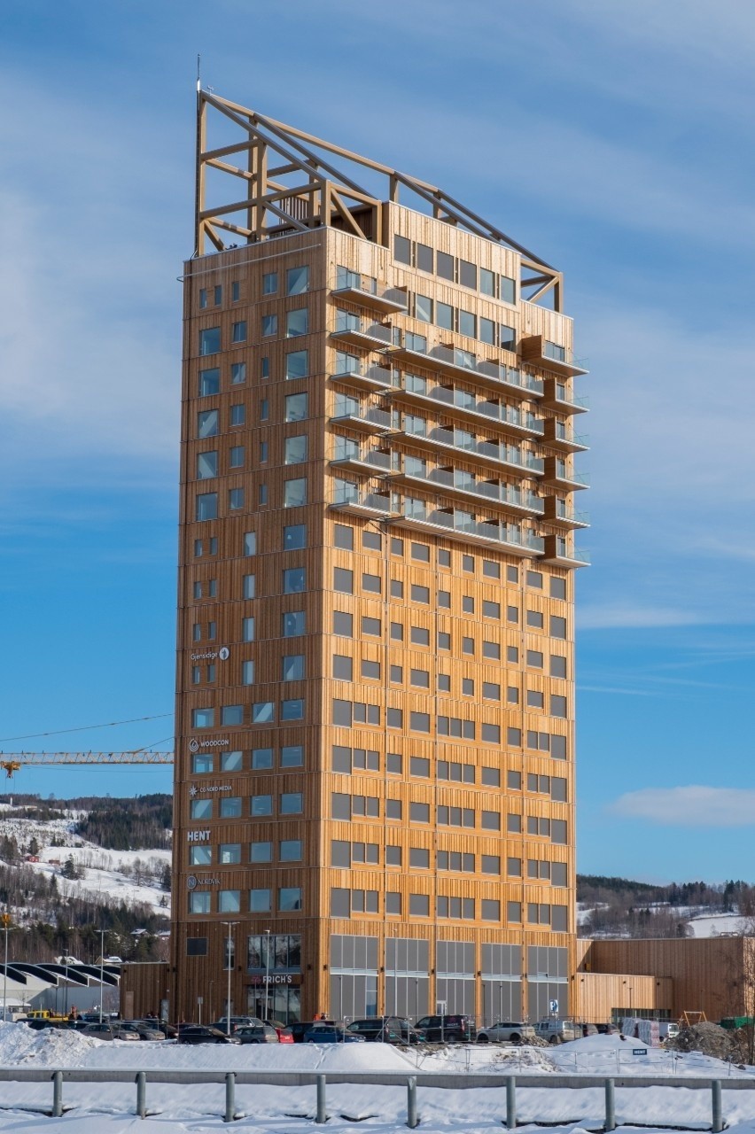Mjøstårnet. TOP5 najwyższych domów z drewna na świecie....
