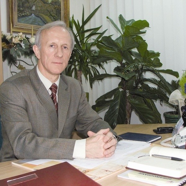 Ryszard Perkowski -wójt gminy Wyszki