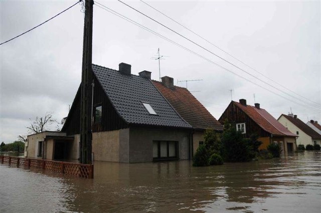 Powódź w Koźlu, maj 2010.