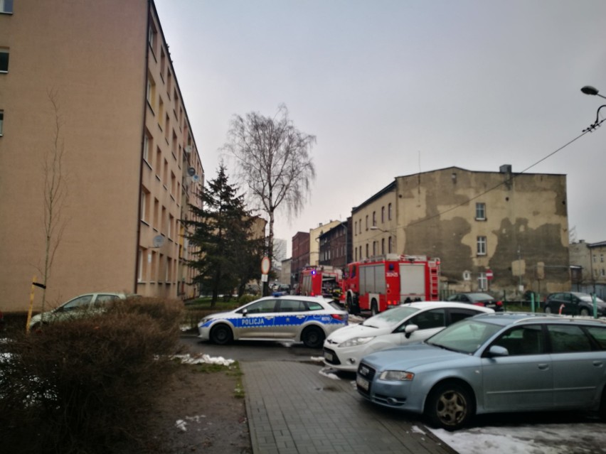 Pożar samochodu w Katowicach. Chwile grozy na ulicy Paderewskiego
