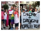 "Zostaliśmy zaatakowani" - pisze Mateusz z Grudziądza z protestu w obronie LGBT+